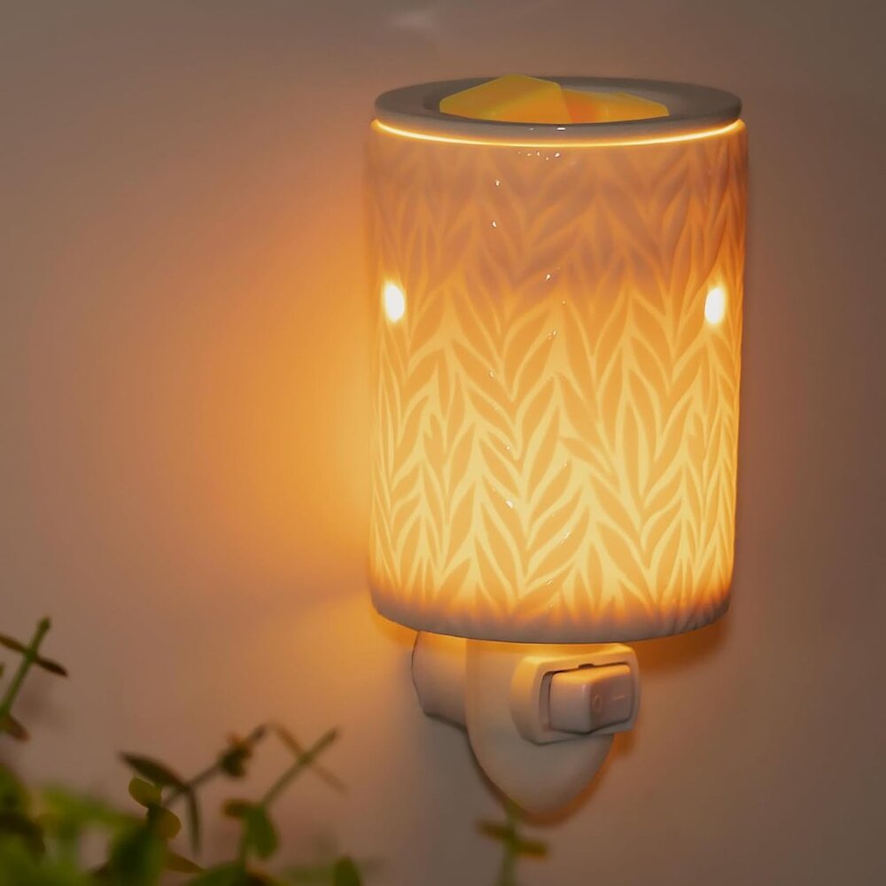 Plug in Wax Warmer Ceramic Electric Wax Melt Warmer Candle Melter Burner for Sce